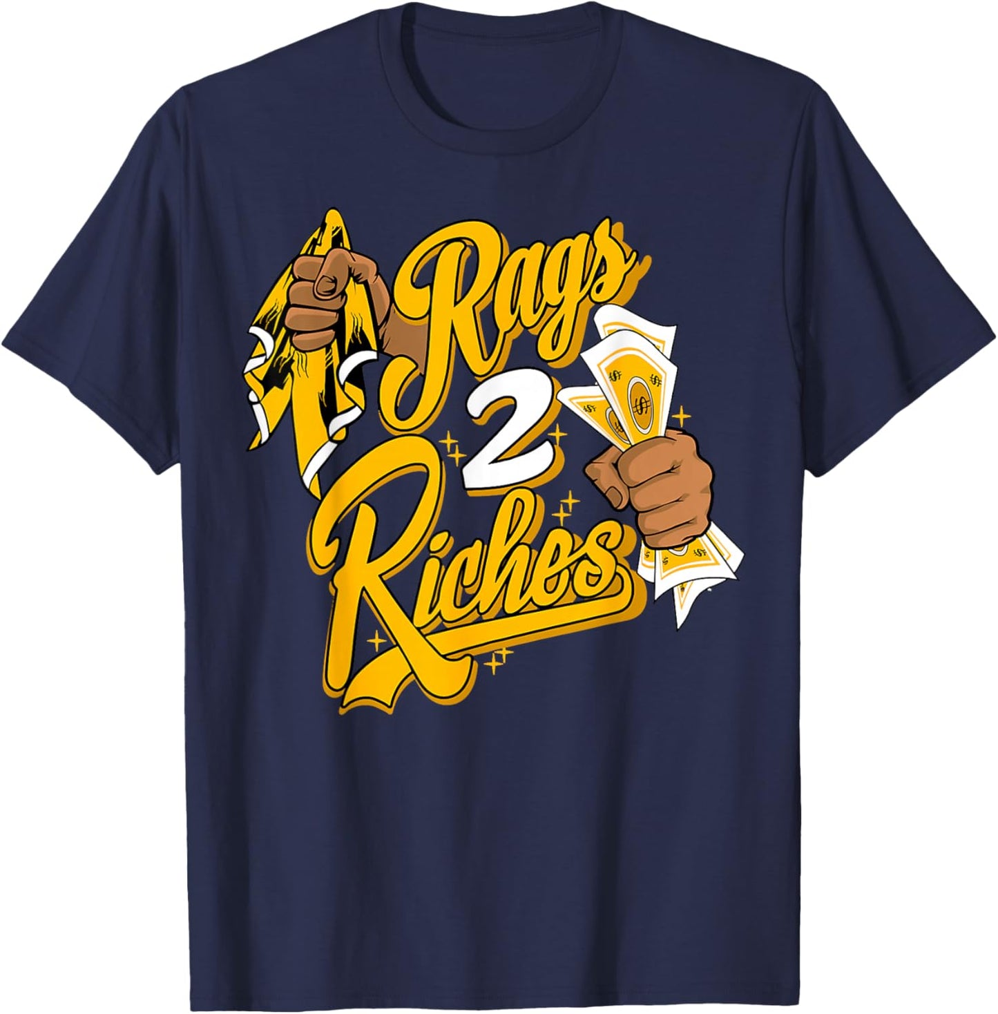 Retro 13 Del Sol Rag 2 Riches Streetwear Del Sol Pack of 13 T-Shirt - T-Shirt | Navy