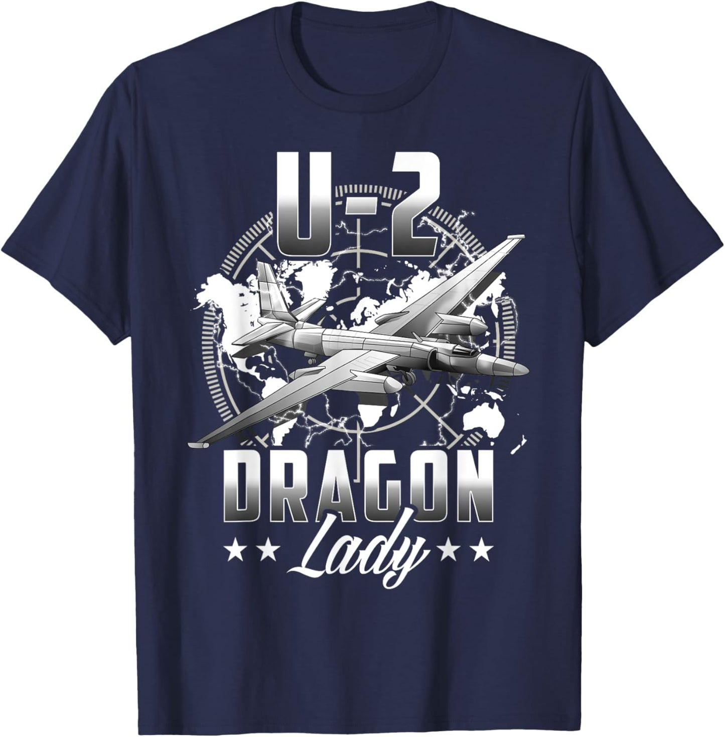 U-2 Dragon Lady Veteran T-Shirt - T-Shirt | Navy