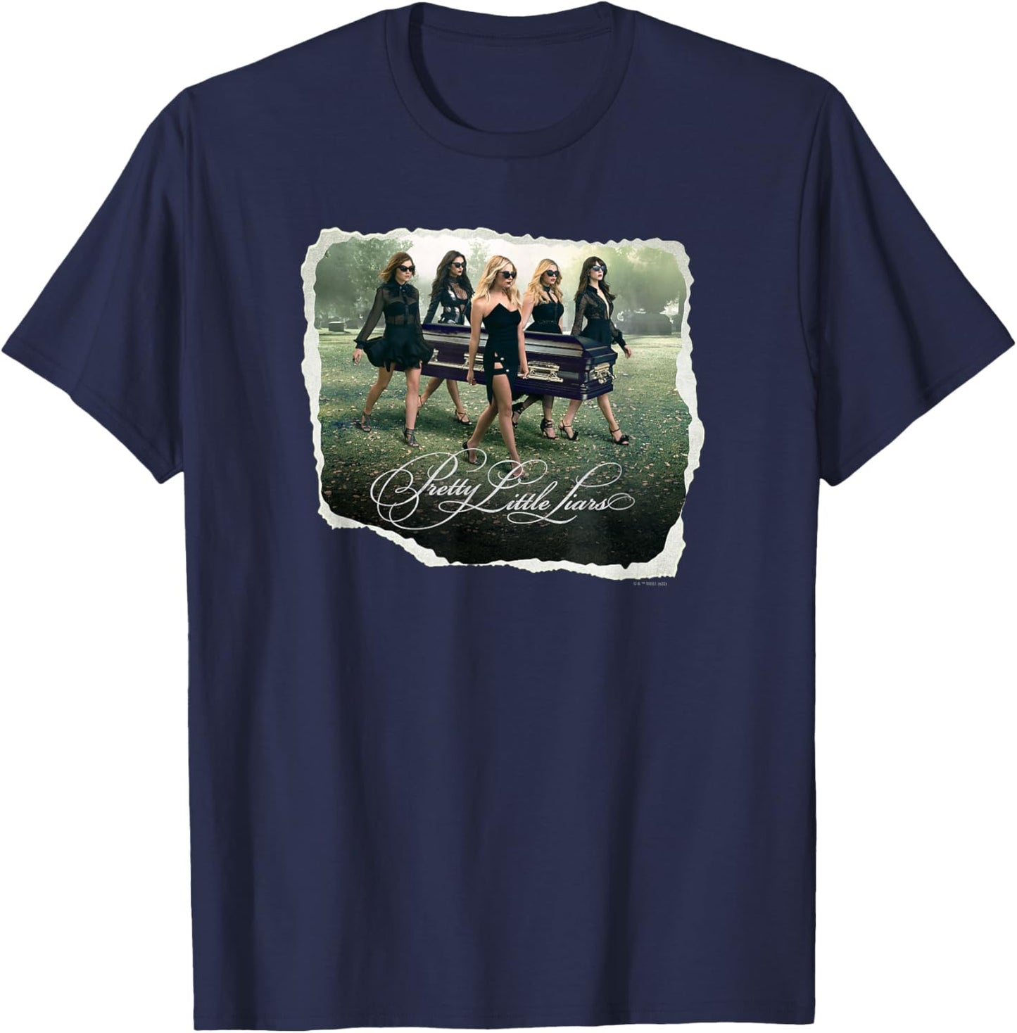 Pretty Little Liars Casket Bearer Group Photo T-Shirt - T-Shirt | Navy