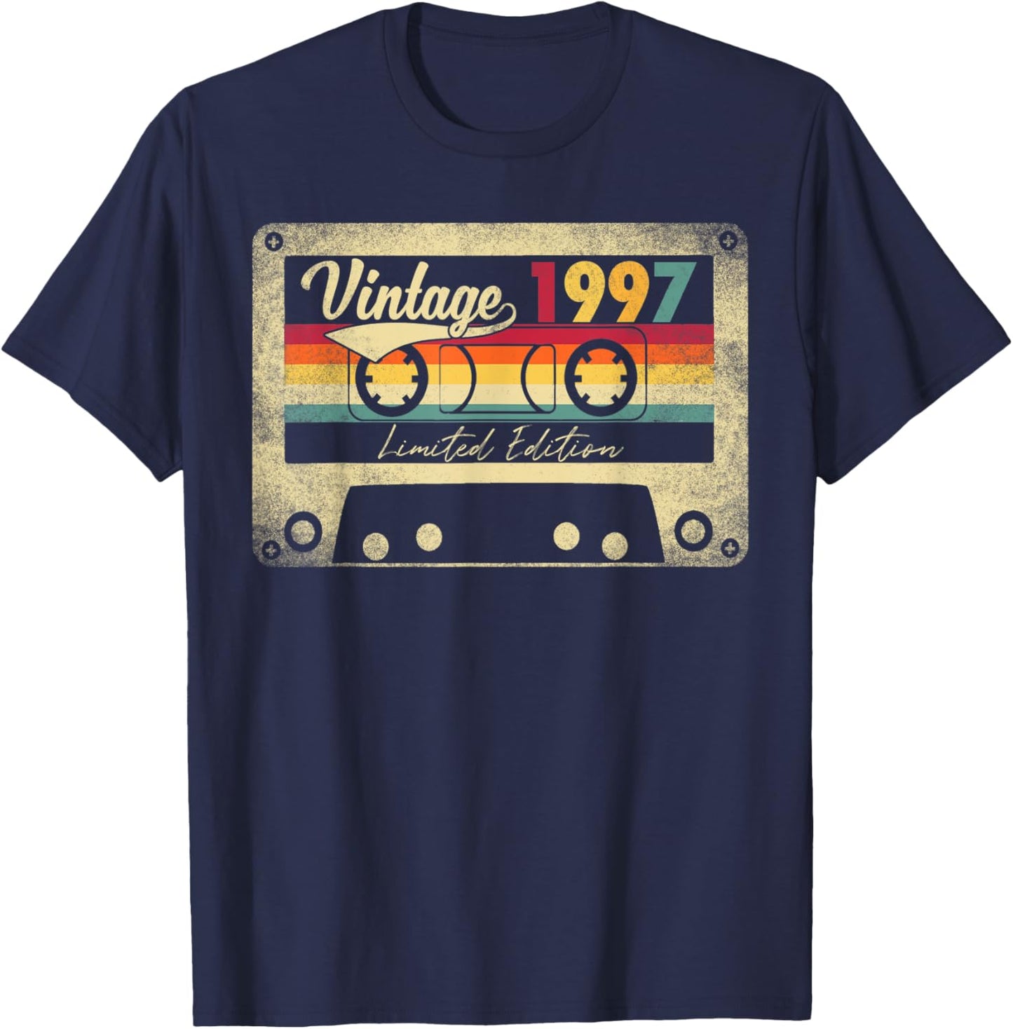 Limited Edition Vintage Best Of 1997 25th Birthday Gift T-Shirt - T-Shirt | Navy