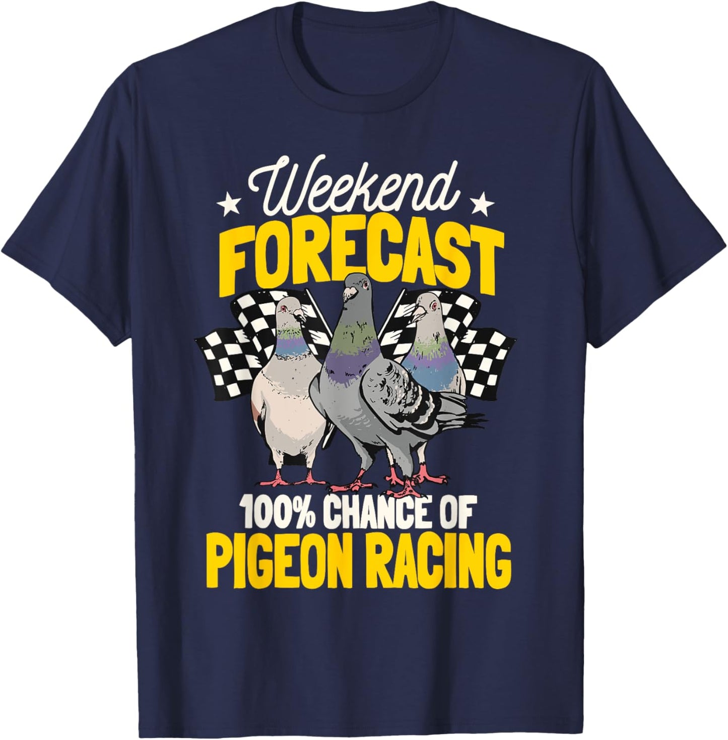 Pigeon Racing Birdwatching Whisperer T-Shirt - T-Shirt | Navy