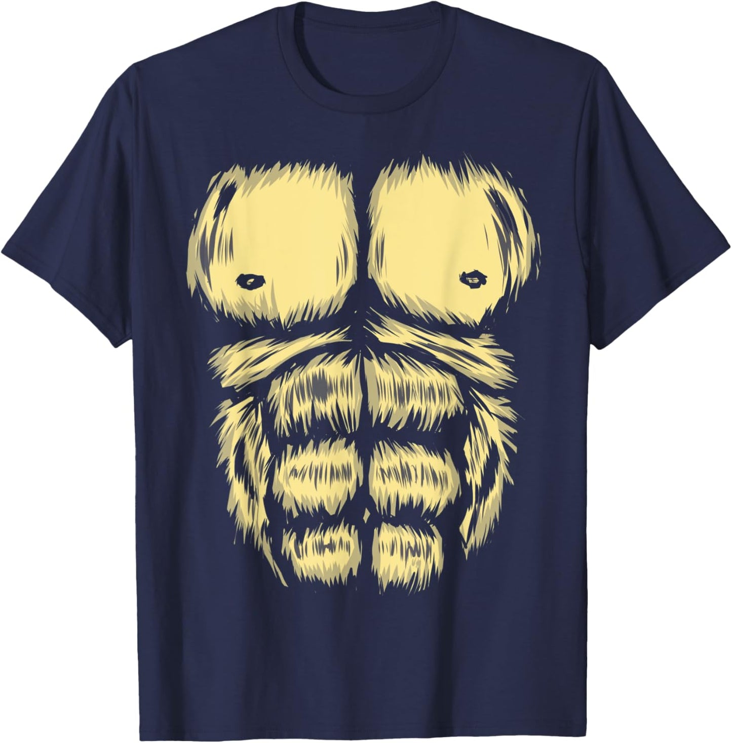 Gorilla Sixpack Halloween Kids Monkey Costume T-Shirt - T-Shirt | Navy
