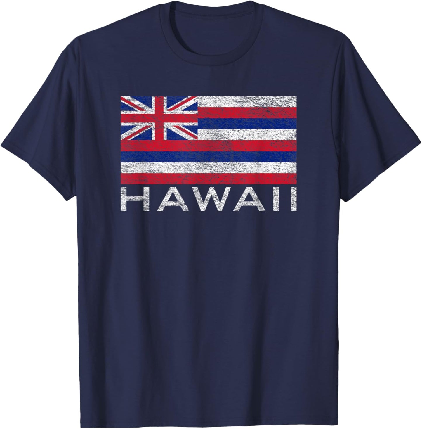 State Flag of Hawaii the Aloha State T-Shirt - T-Shirt | Navy