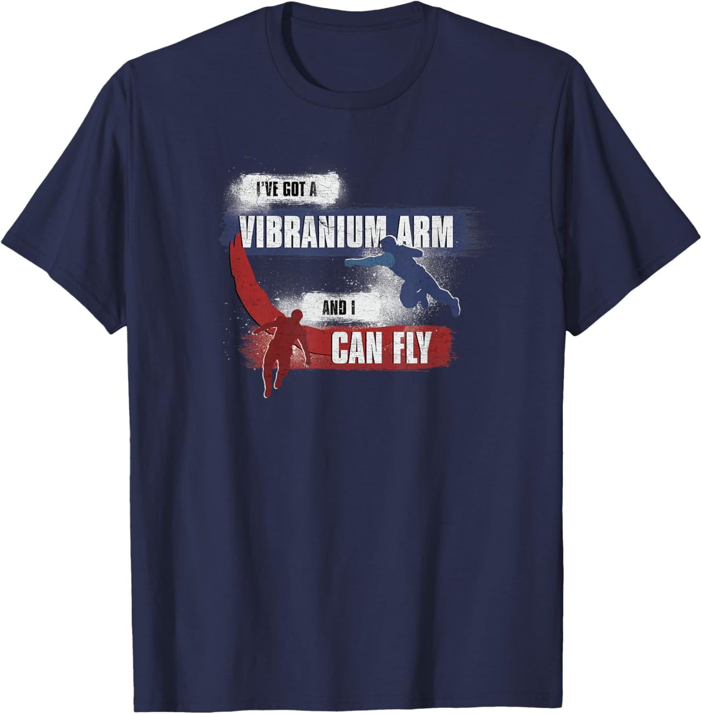 Marvel The Falcon and The Winter Soldier Sam and Bucky T-Shirt - T-Shirt | Navy