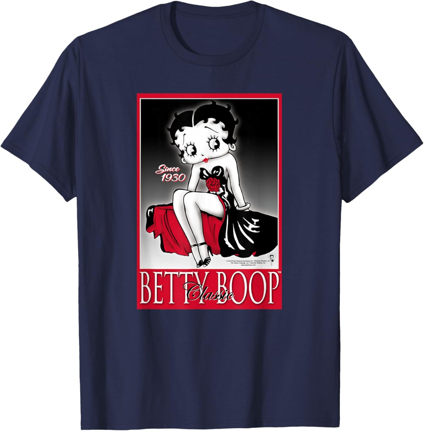 Betty Boop Classic T-Shirt - T-Shirt | Navy