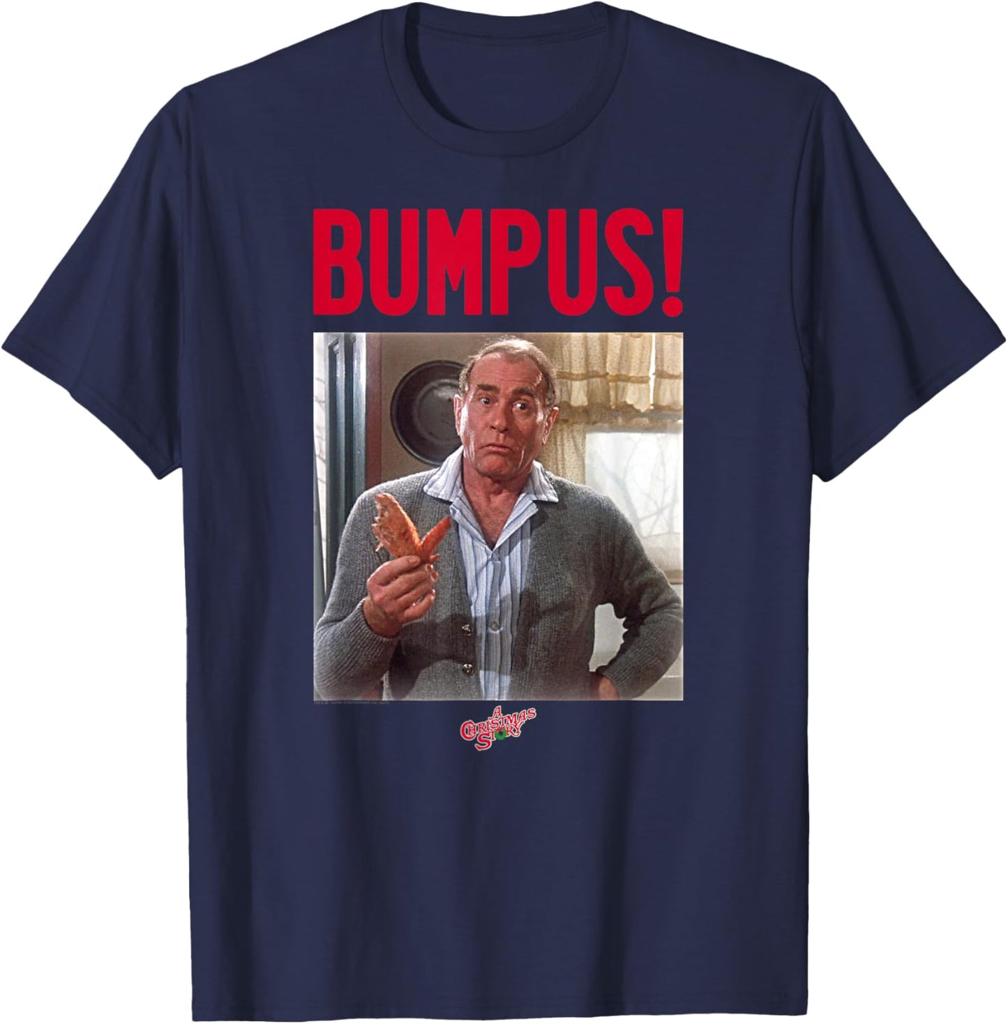 A Christmas Story Bumpus! Funny Holiday T-Shirt - T-Shirt | Navy