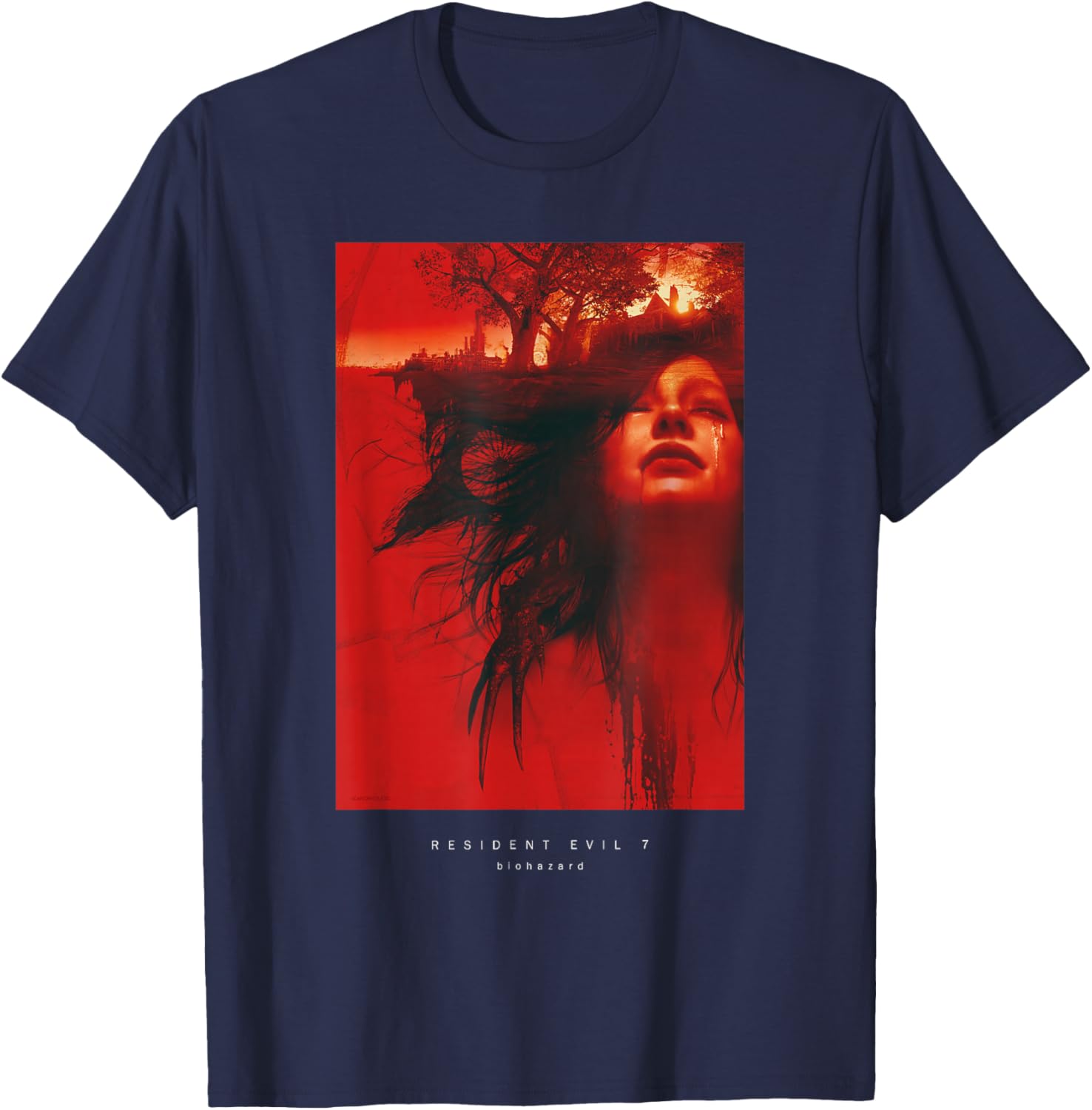 Resident Evil 7 Biohazard T-Shirt - T-Shirt | Navy