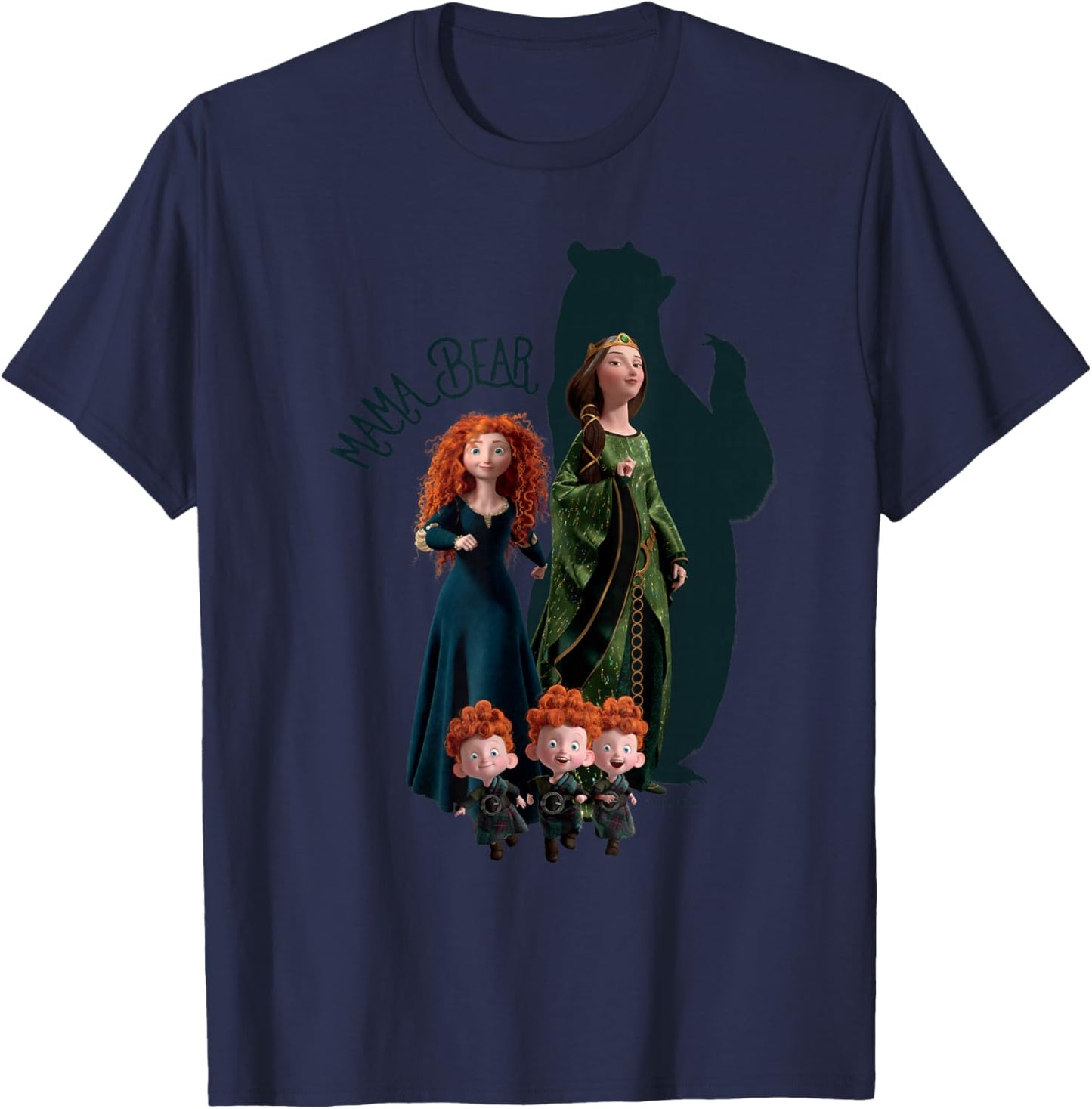 Disney and Pixar's Brave Merida Mama Bear T-Shirt - T-Shirt | Navy