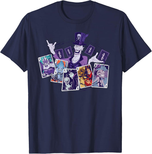 Disney Villains Dr. Facilier Playing Cards T-Shirt - T-Shirt | Navy