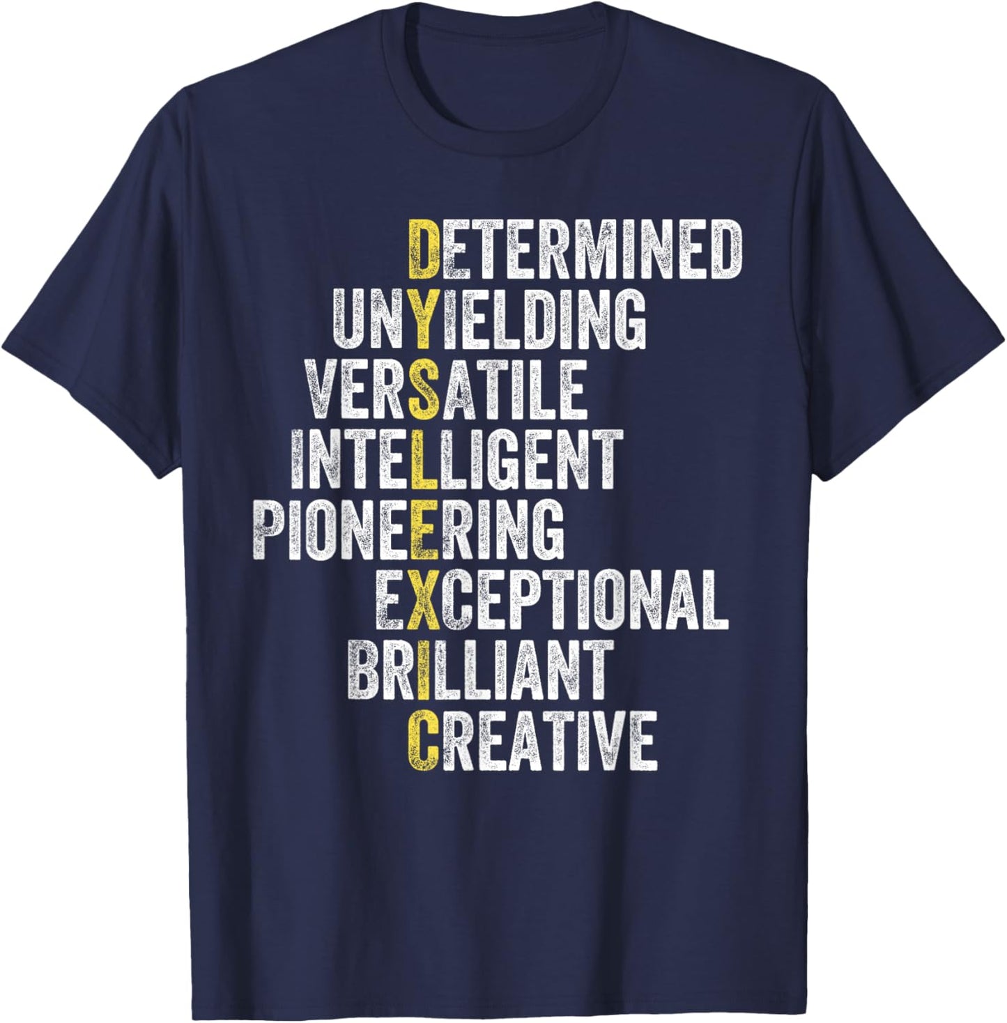 Dyslexic Therapy Shirt Adult Funny Therapist Squad Dyslexia T-Shirt - T-Shirt | Navy