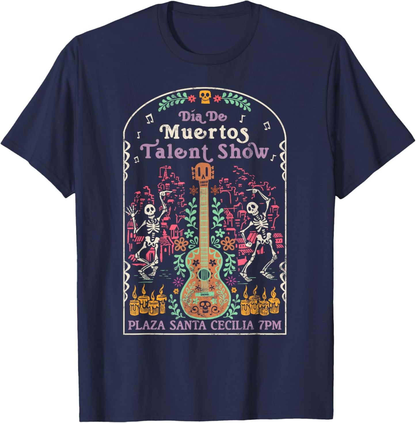 Disney Pixar Coco Talent Show Flyer T-Shirt - T-Shirt | Navy