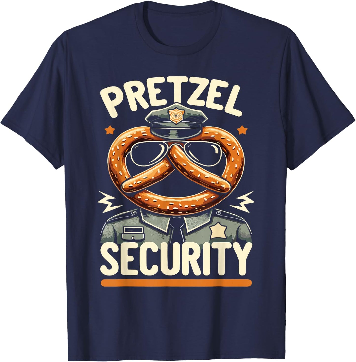 Pretzel Day German Food Pretzel Lover T-Shirt - T-Shirt | Navy