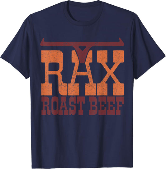 Distressed Rax Restaurants T-Shirt - T-Shirt | Navy