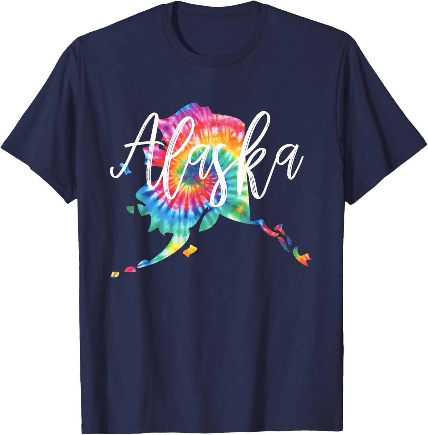 Alaska Tie Dye T-Shirt - T-Shirt | Navy
