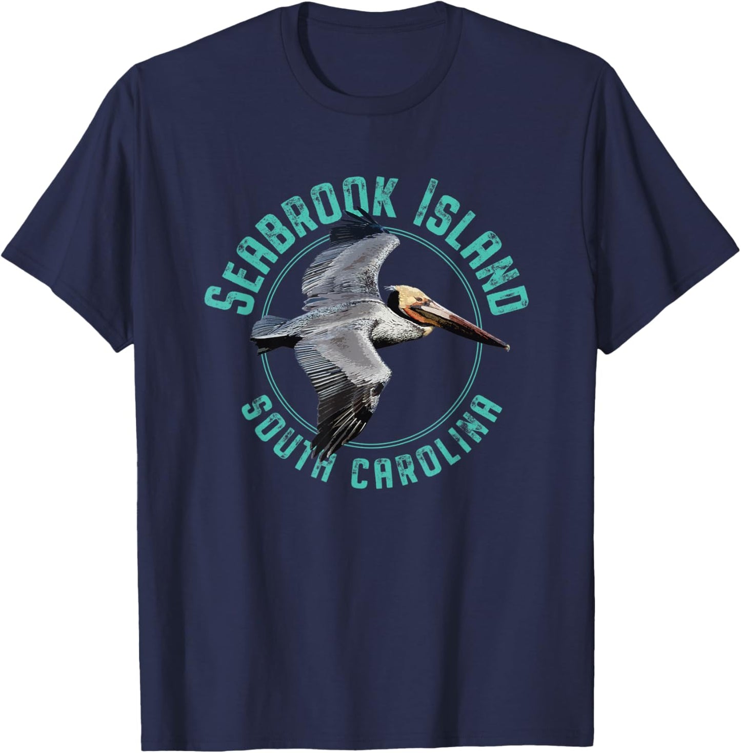 Seabrook Island South Carolina T-Shirt - T-Shirt | Navy