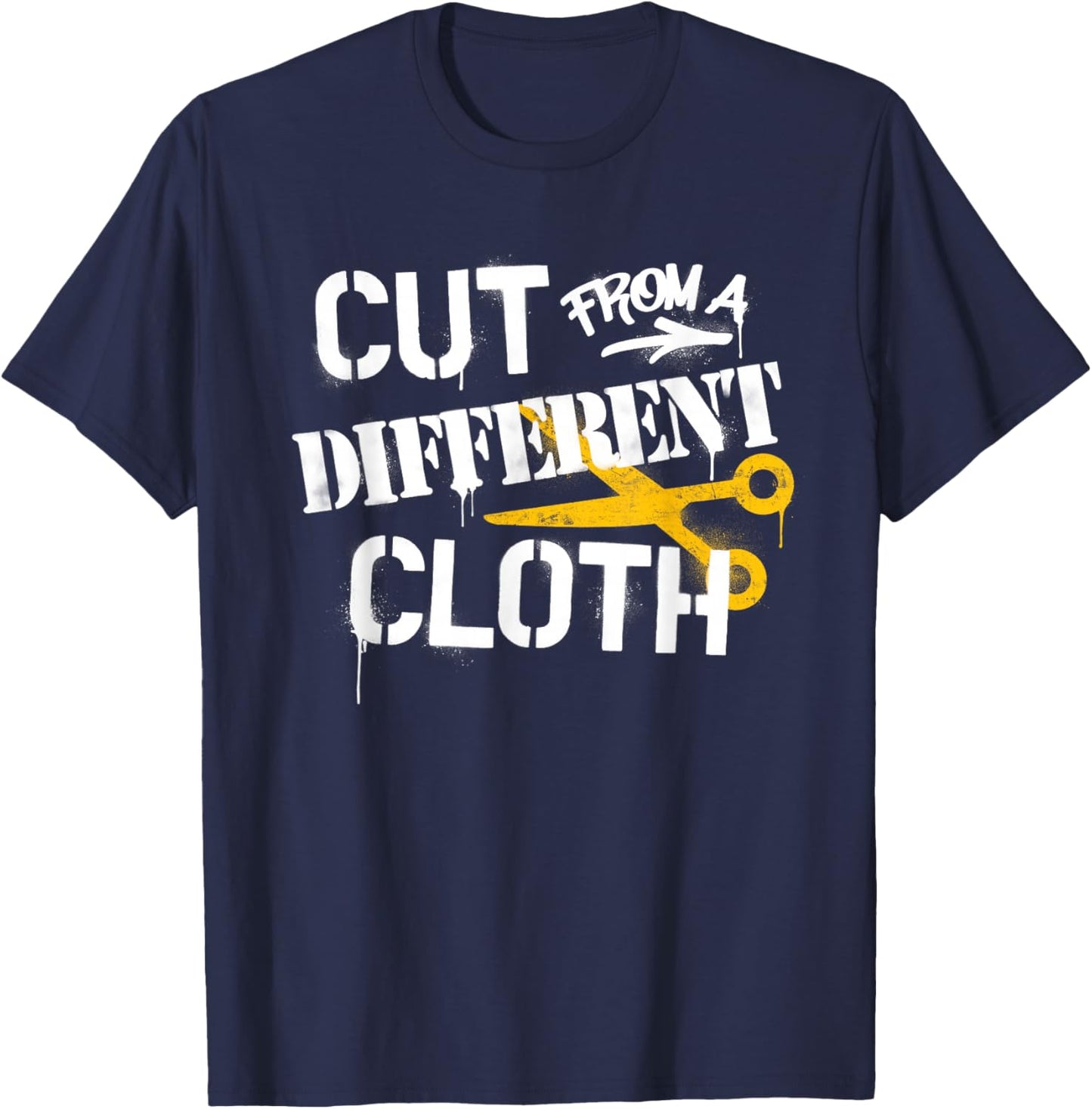 Cut from A Different Cloth Urban Hip Hop T-Shirt - T-Shirt | Navy