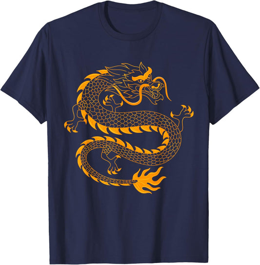 Dragons Mythical Creatures Beasts and Fantasy Lovers Dragon T-Shirt - T-Shirt | Navy