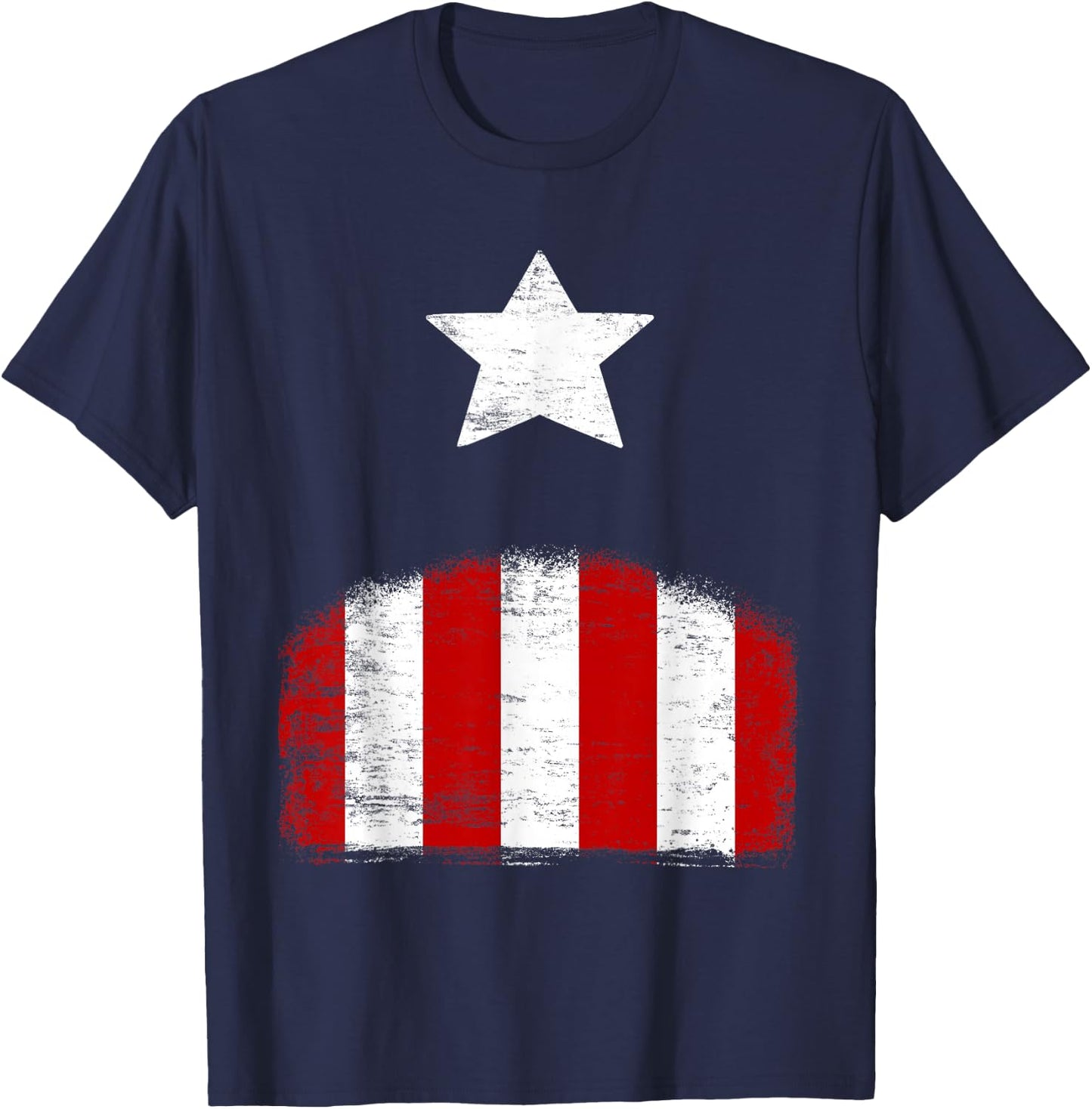Marvel Captain America Classic Avengers Halloween Costume T-Shirt - T-Shirt | Navy