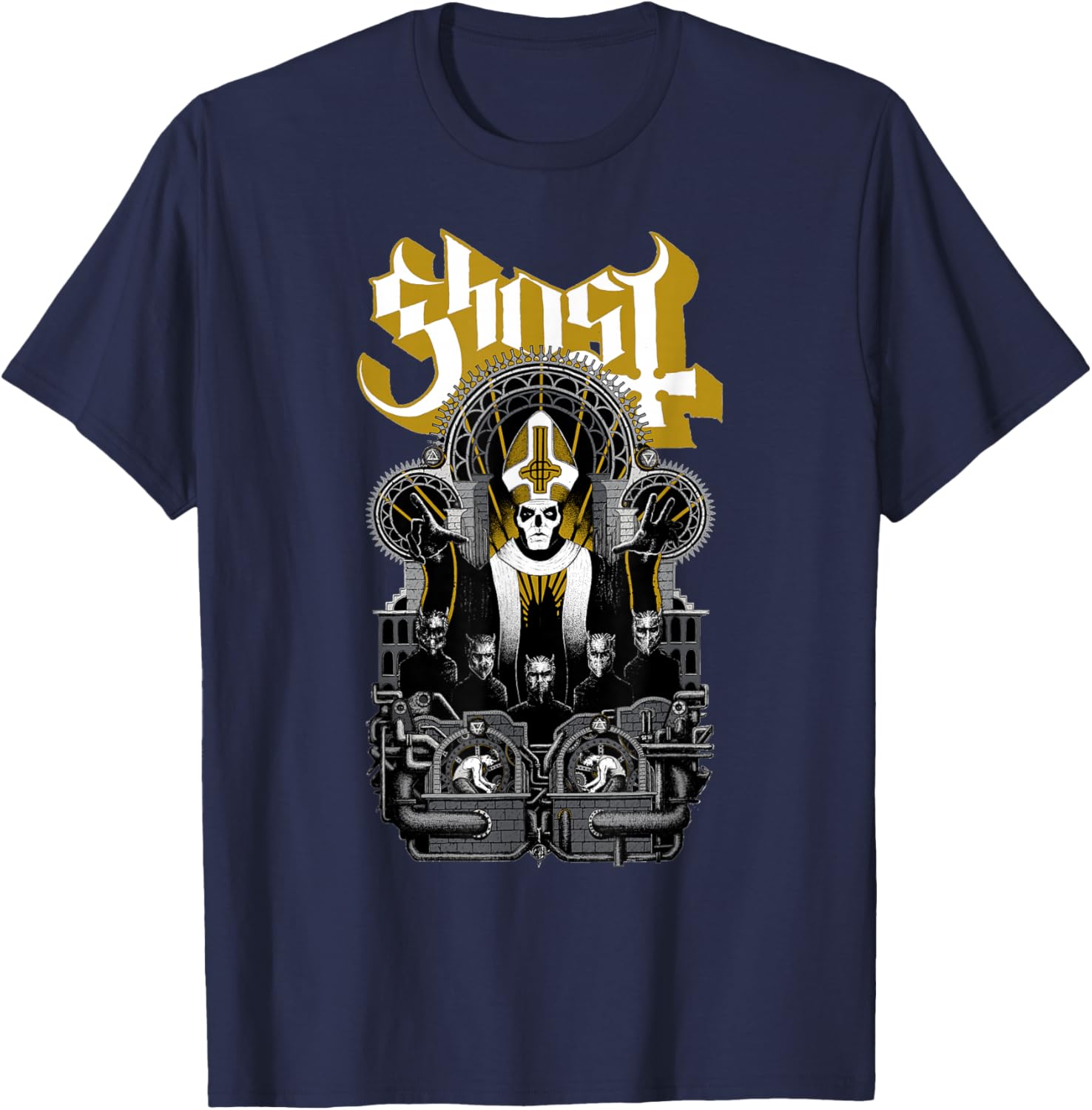 Ghost – Wegner Gold T-Shirt - T-Shirt | Navy