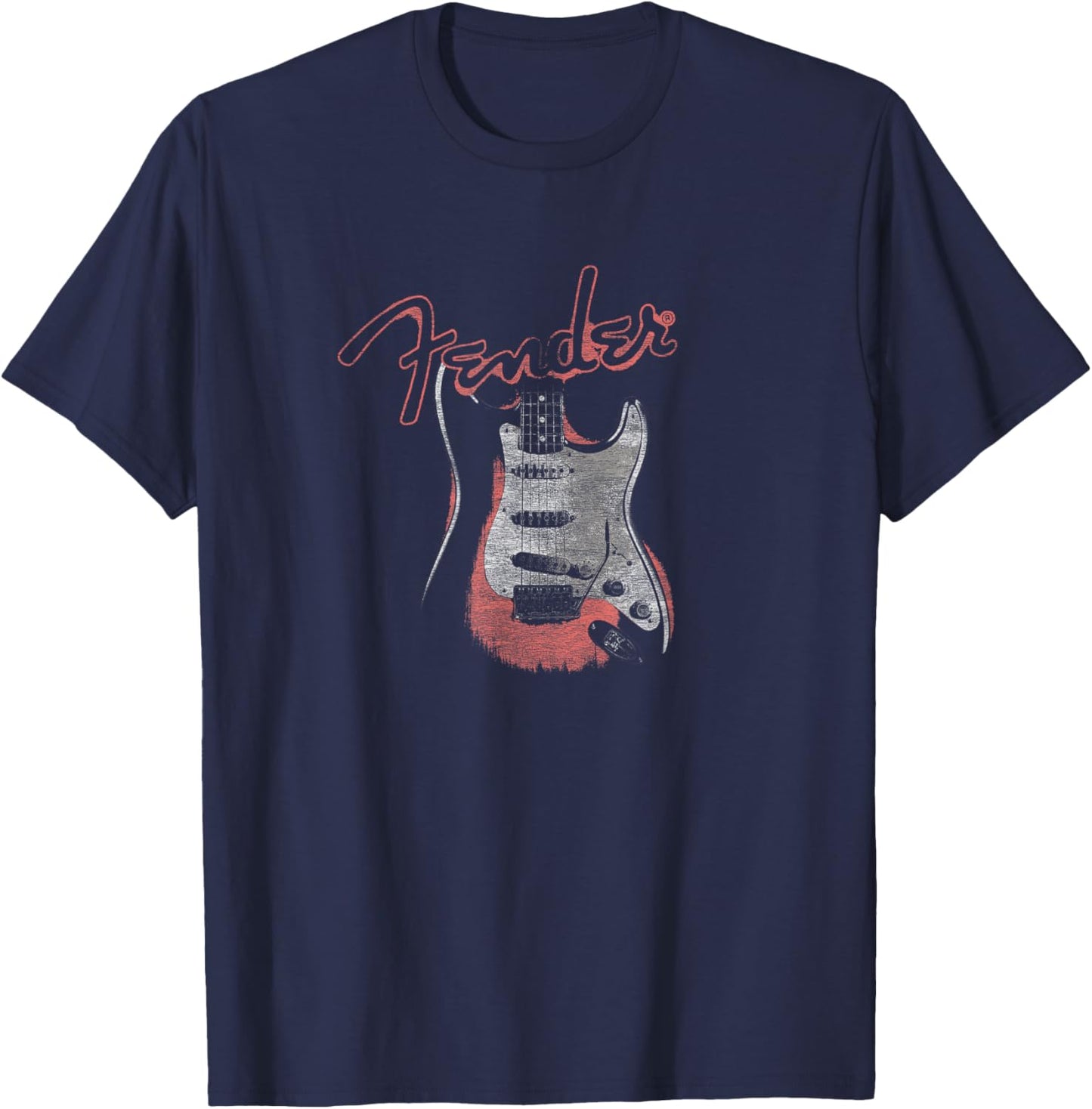 Fender Retro Glow T-Shirt - T-Shirt | Navy