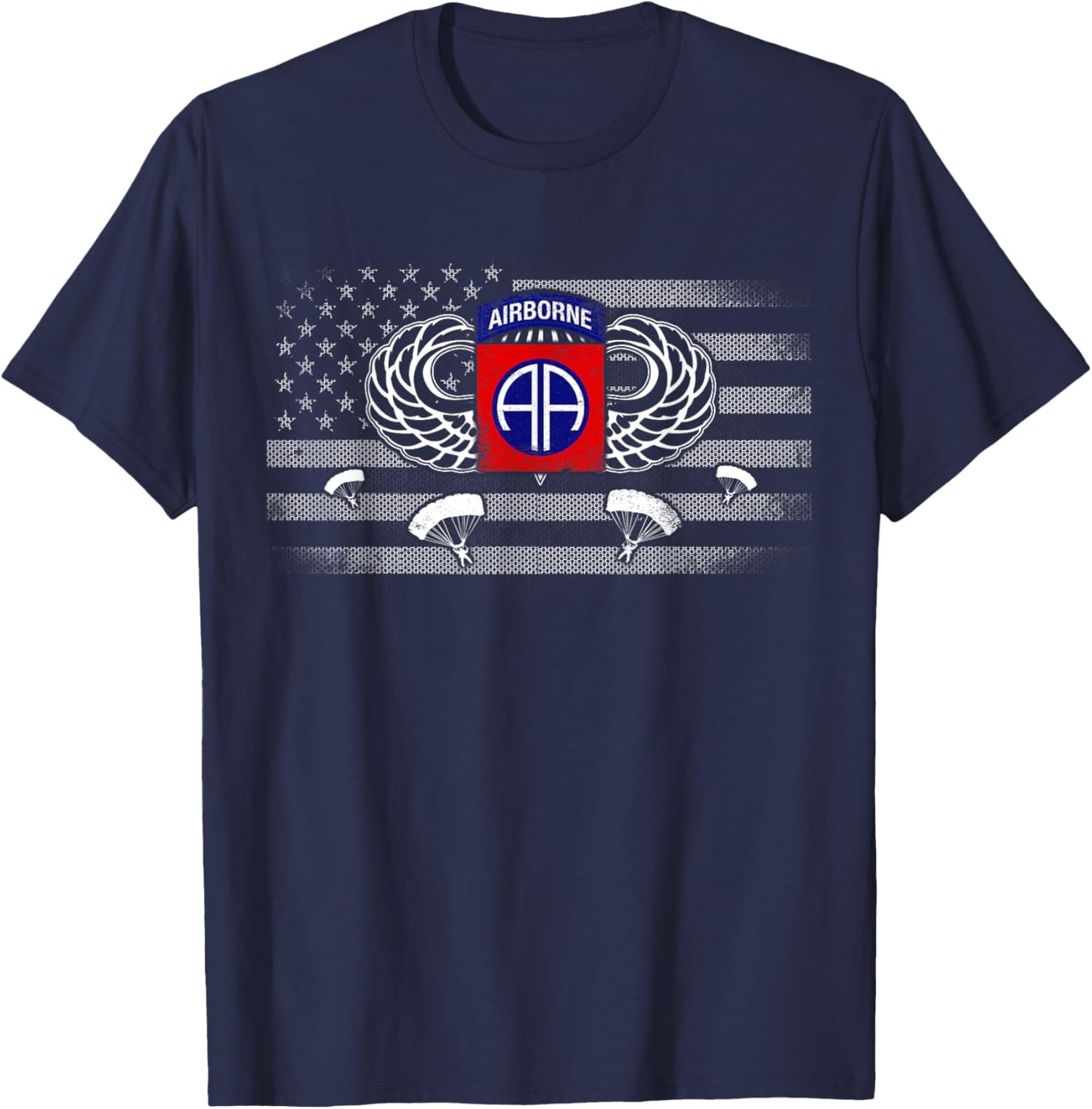 82nd Army Airborne Division Shirt Men Women Youth T-Shirt - T-Shirt | Navy