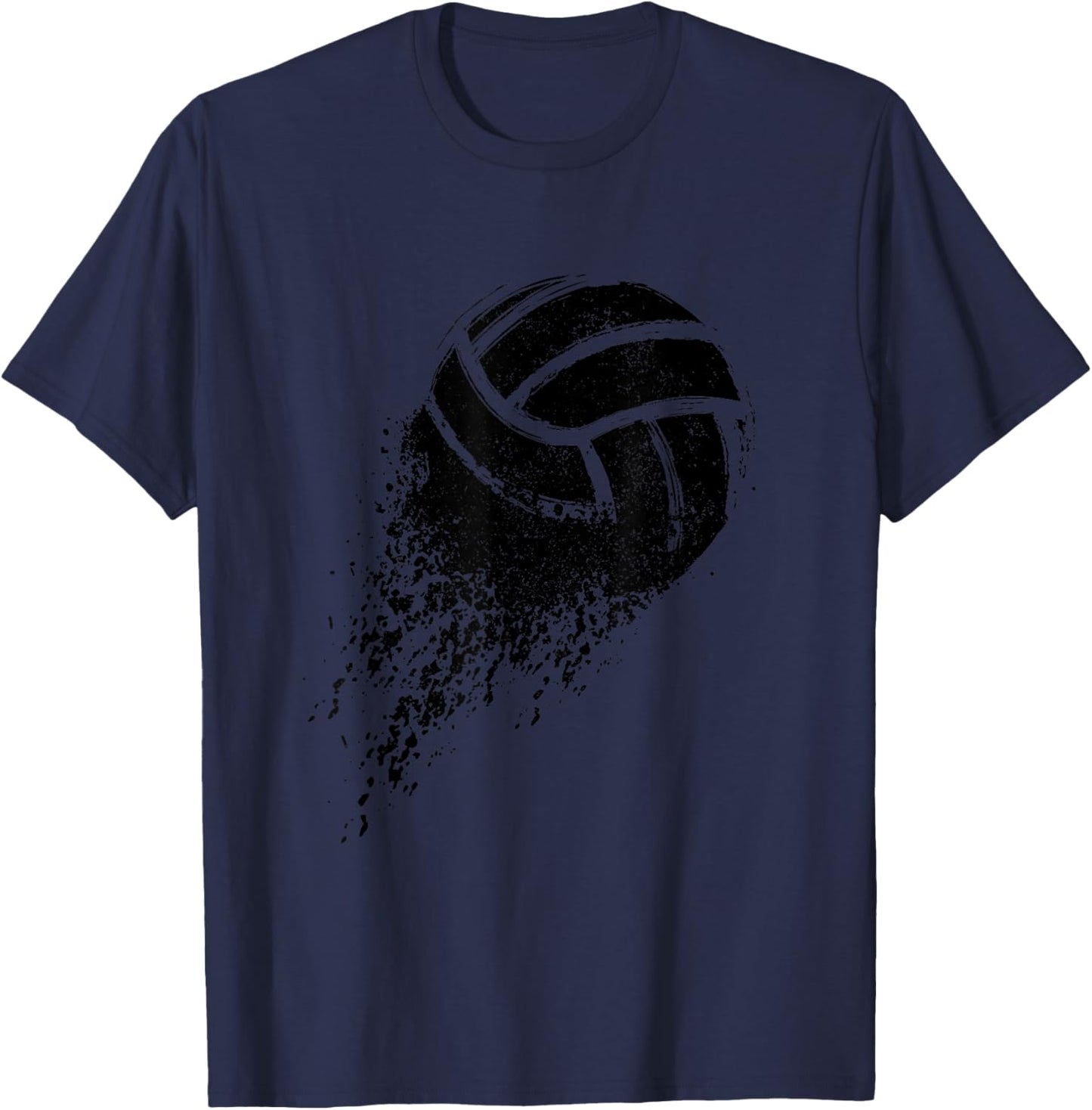 Volleyball Vintage Retro Sport Volleyball Player T-Shirt - T-Shirt | Navy