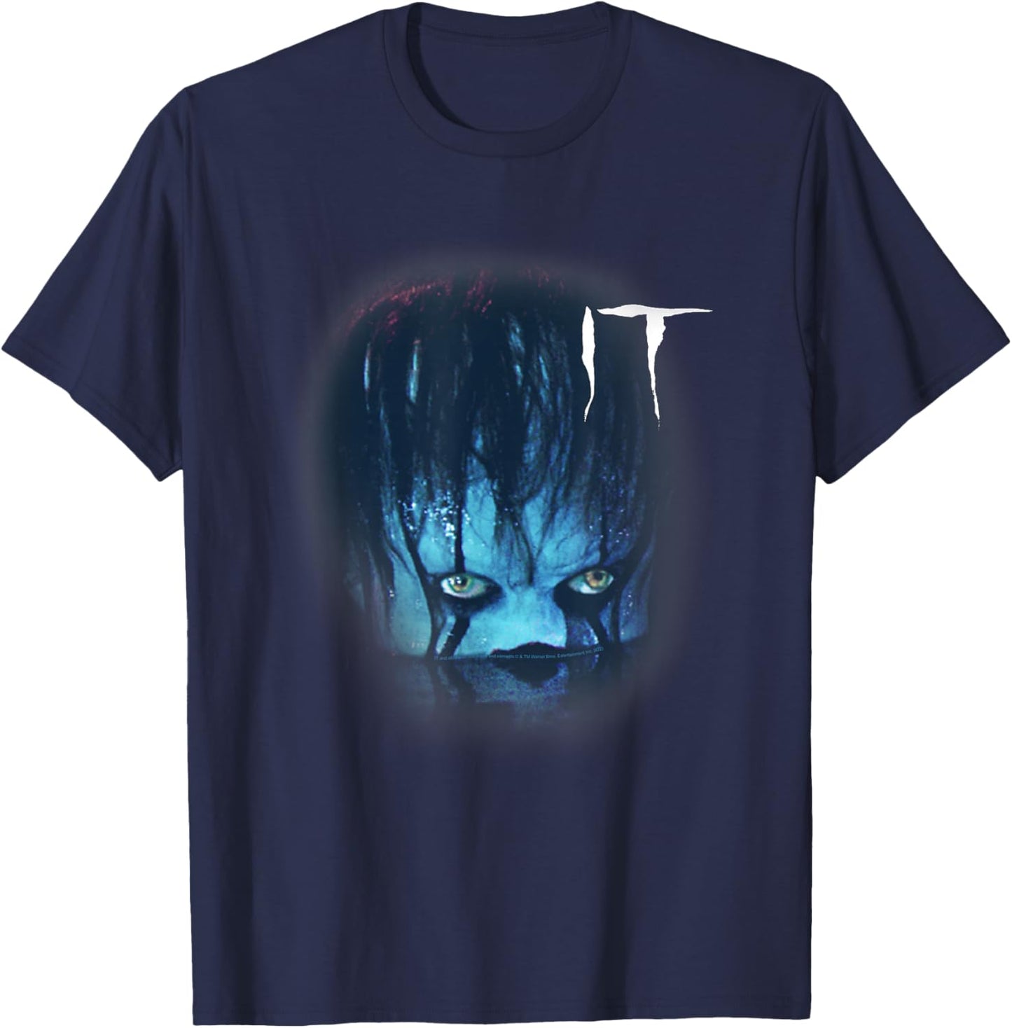 IT Movie IT Pennywise in Water , Black T-Shirt - T-Shirt | Navy