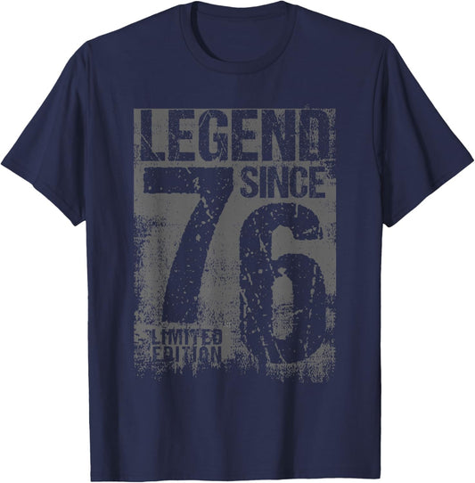 48 Years Old Vintage 1976 48th Birthday Decoration Men Women T-Shirt - T-Shirt | Navy
