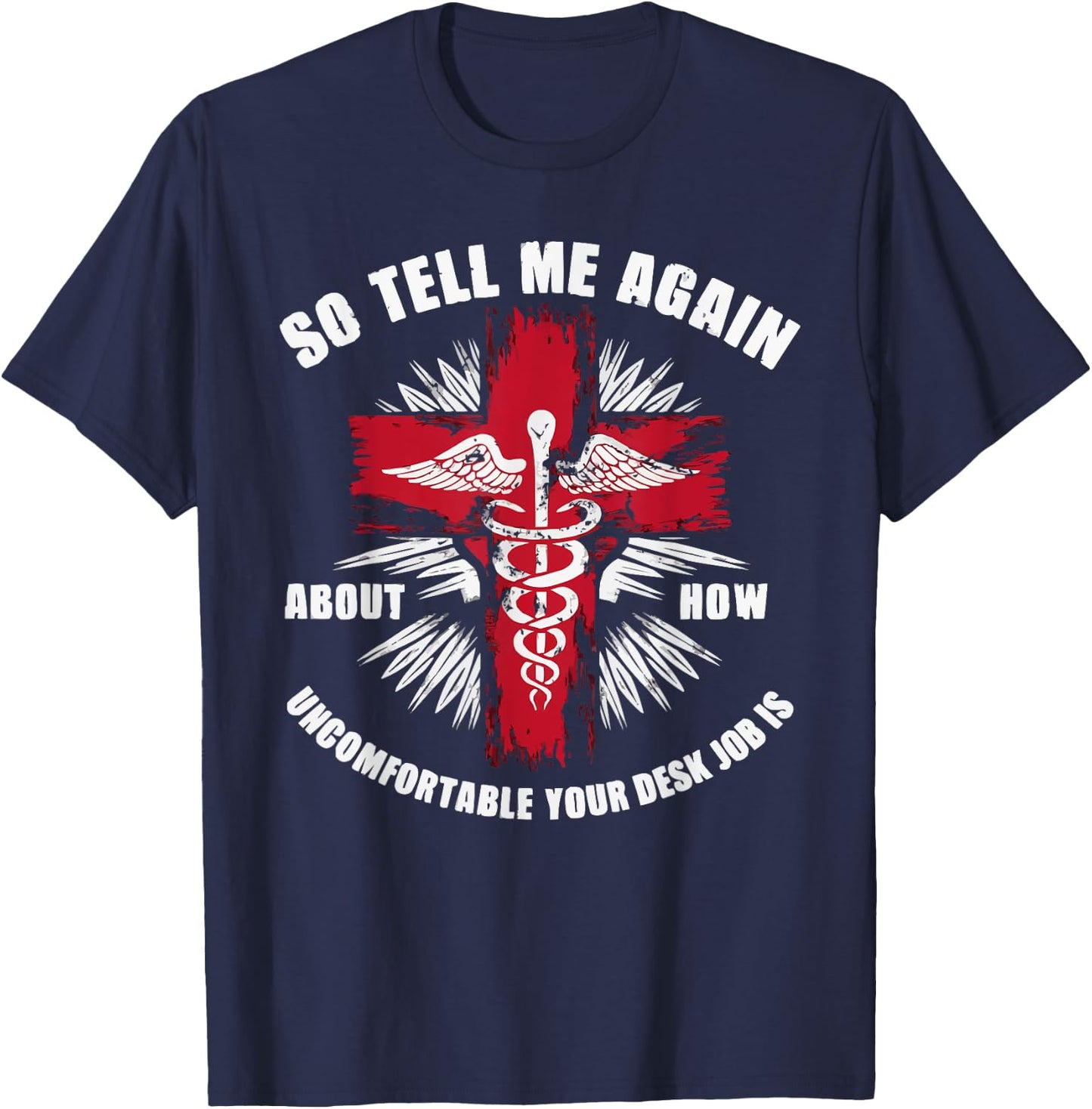 Combat Medic First Aid Field Medic Military T-Shirt - T-Shirt | Navy