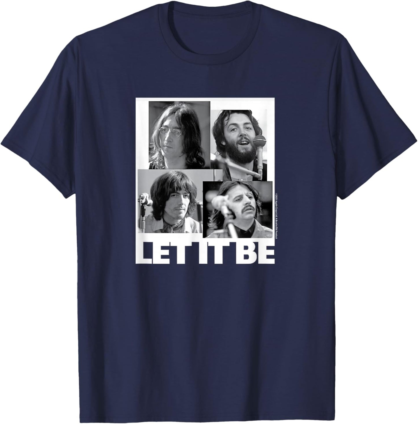 The Beatles - Let It Be T-Shirt - T-Shirt | Navy