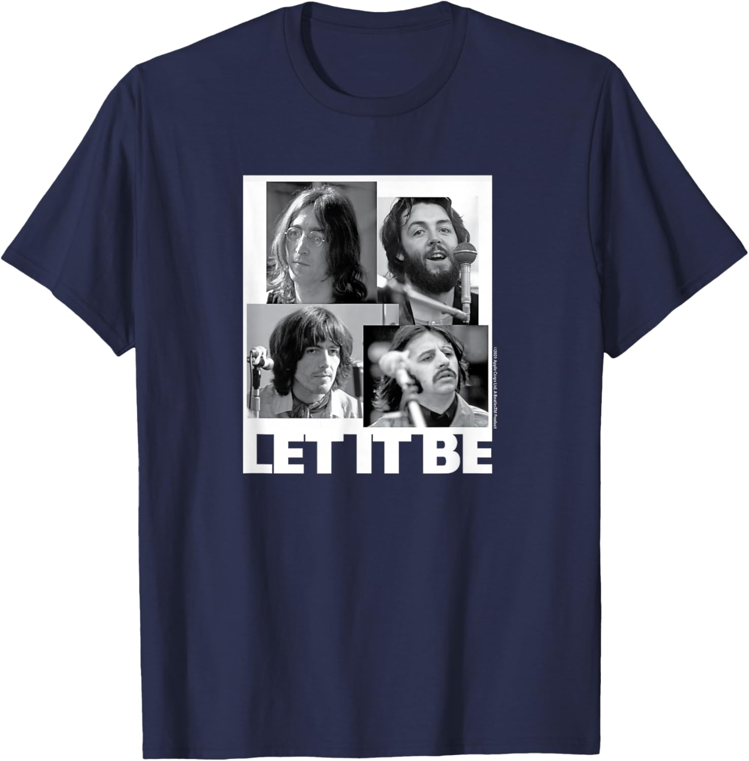 The Beatles - Let It Be T-Shirt - T-Shirt | Navy