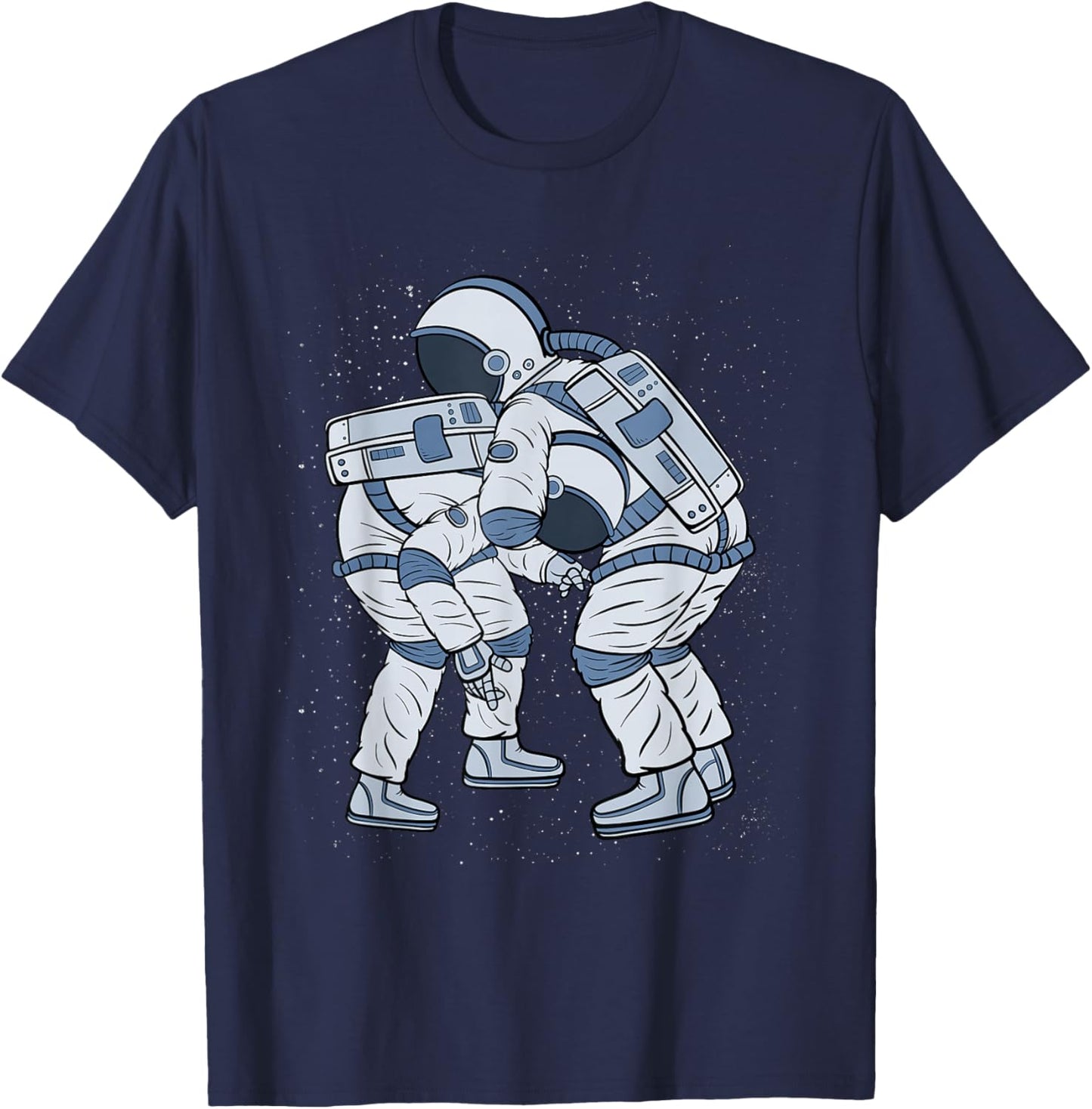 Jiu-Jitsu Astronaut Jiu Jitsu BJJ Martial Arts Combat Sport T-Shirt - T-Shirt | Navy