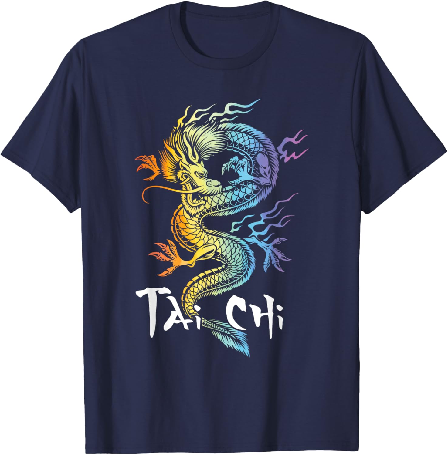Tai Chi - Spiritual Wellness Meditation Qi Gong Instructor Small T-Shirt - T-Shirt | Navy