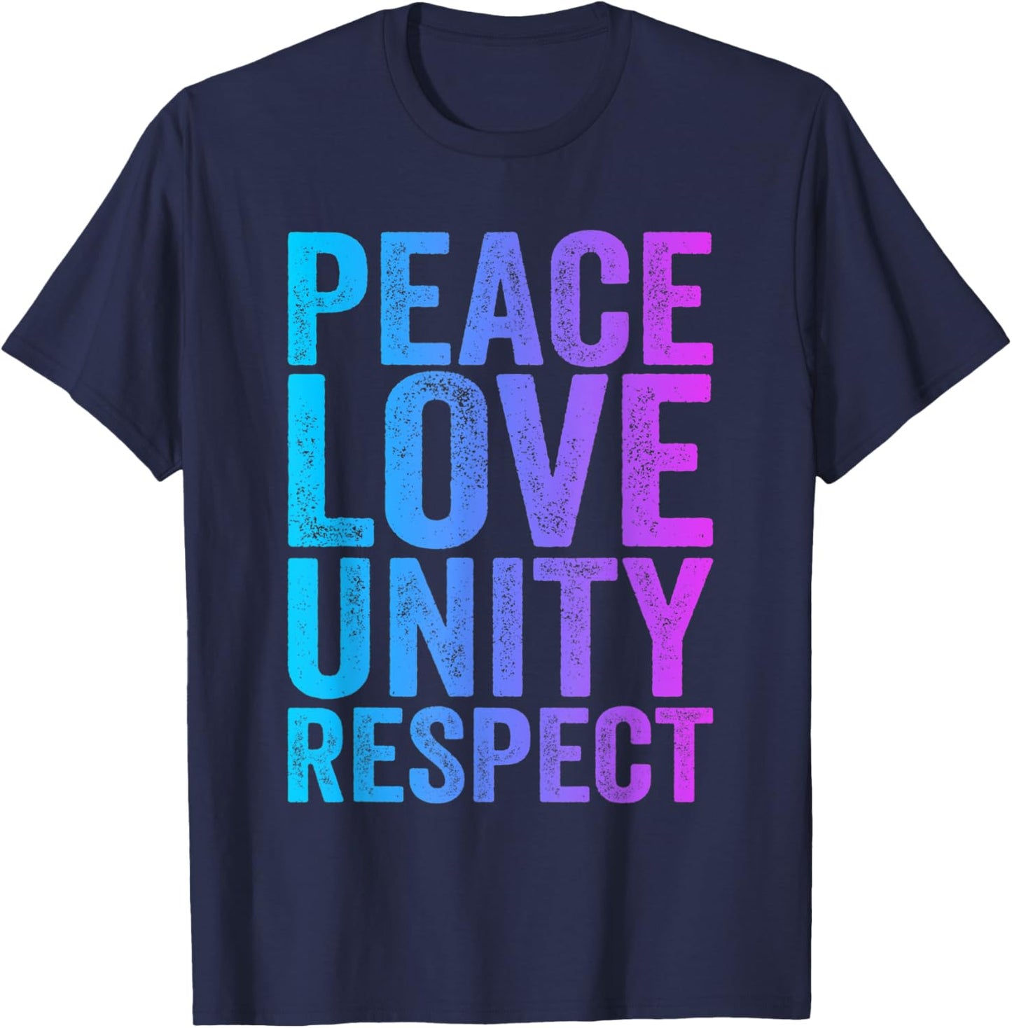 PLUR Trippy - EDM Dance Music Festival Rave T-Shirt - T-Shirt | Navy