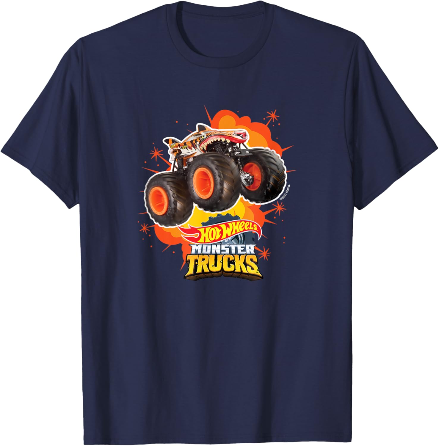 Hot Wheels - Tiger Shark T-Shirt - T-Shirt | Navy
