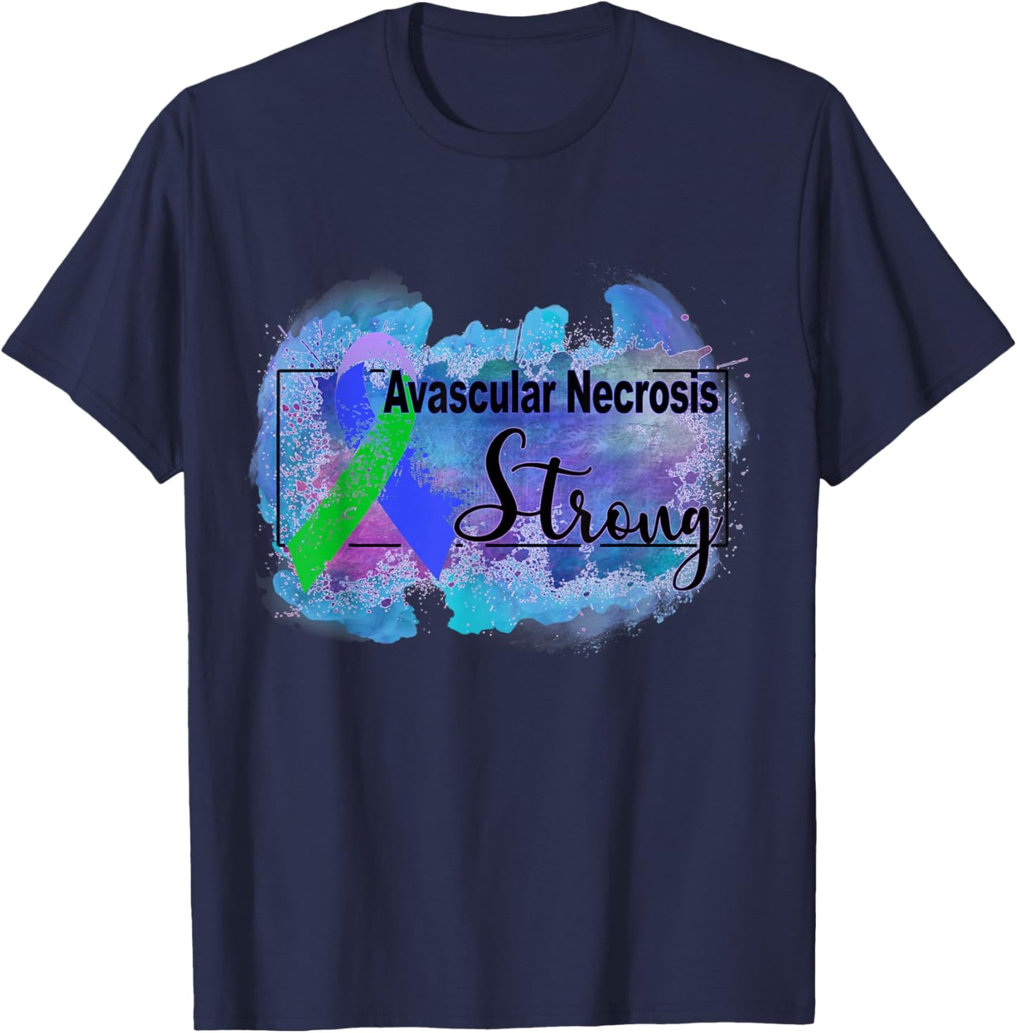 Avascular Necrosis Awareness T-Shirt - T-Shirt | Navy