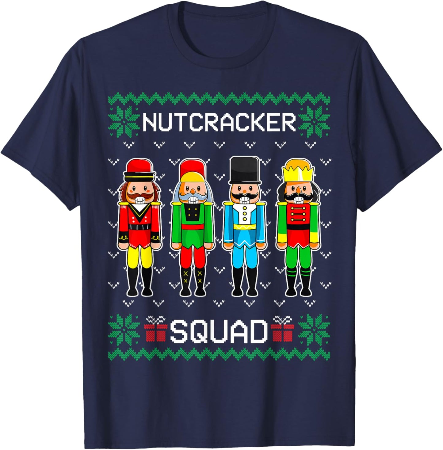 Nutcracker Squad Ballet Dance Christmas Matching Family T-Shirt - T-Shirt | Navy