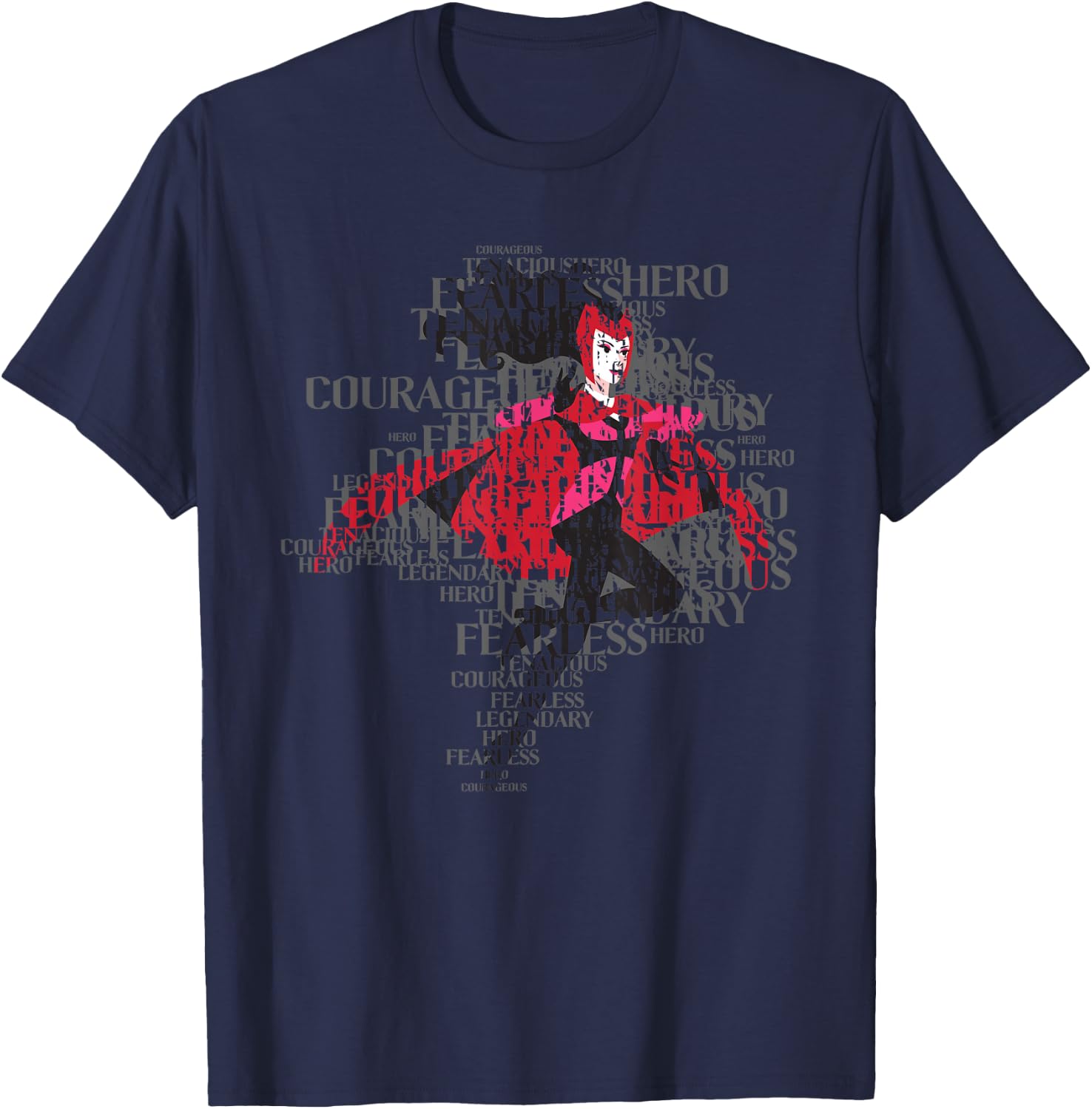 Marvel Scarlet Witch Empowering Words T-Shirt - T-Shirt | Navy
