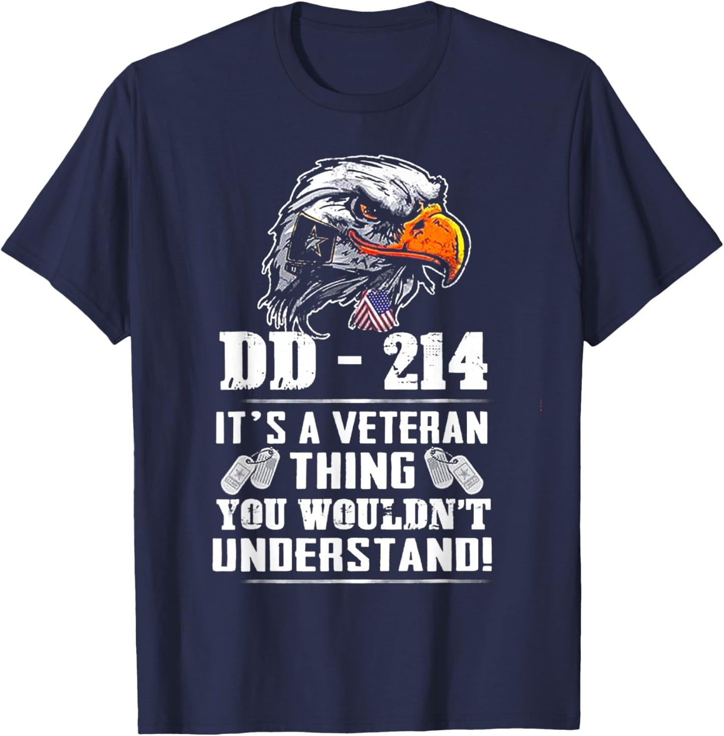 DD-214 It's A Veteran Thing You Wouldn't Understand T-Shirt - T-Shirt | Navy