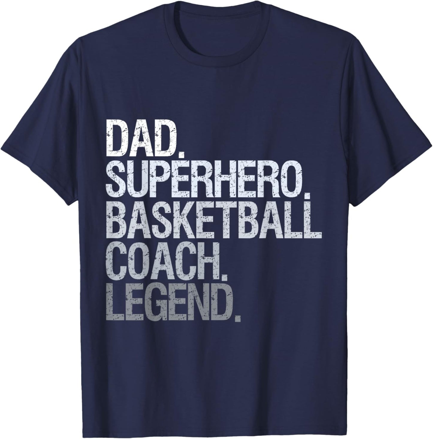 Basketball Coach dad T-Shirt - T-Shirt | Navy