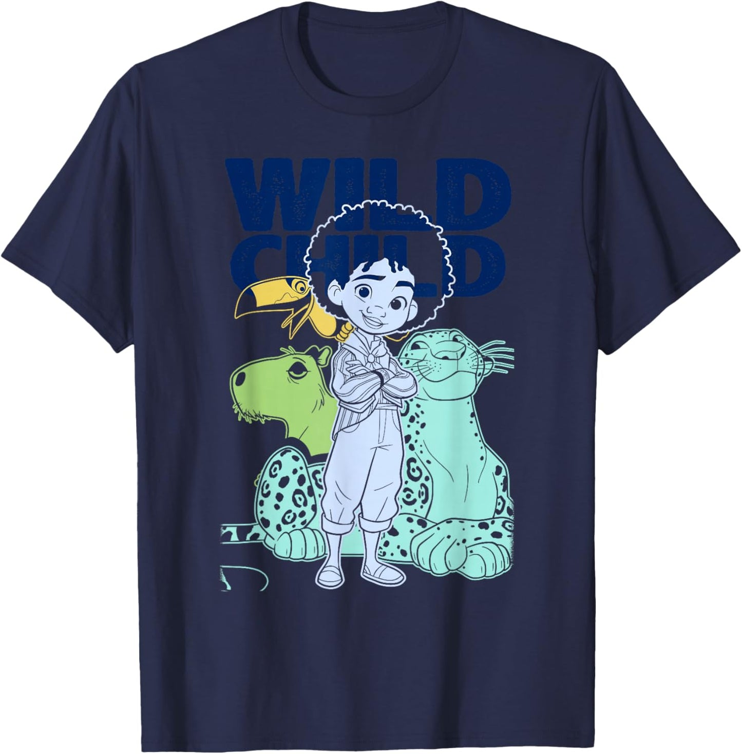 Disney Encanto Antonio Wild Poster V-3 T-Shirt - T-Shirt | Navy