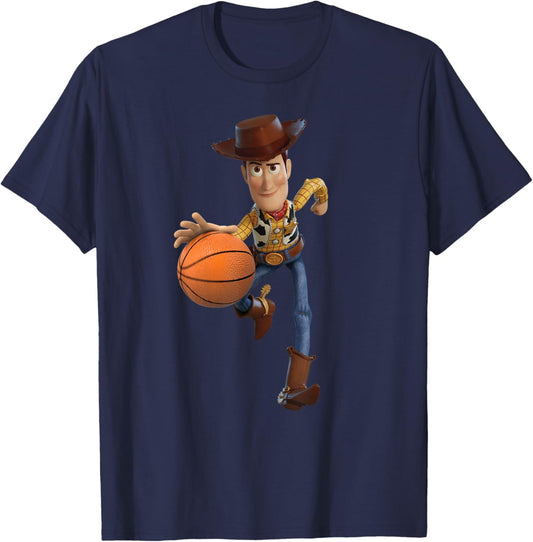 Disney Toy Story Sheriff Woody Basketball T-Shirt - T-Shirt | Navy