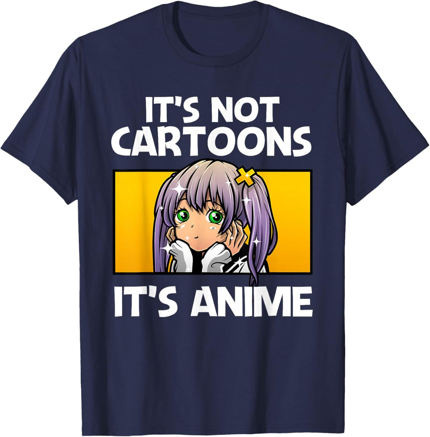 Anime Art Teen Girls Men Anime Merch Anime Lovers T-Shirt - T-Shirt | Navy