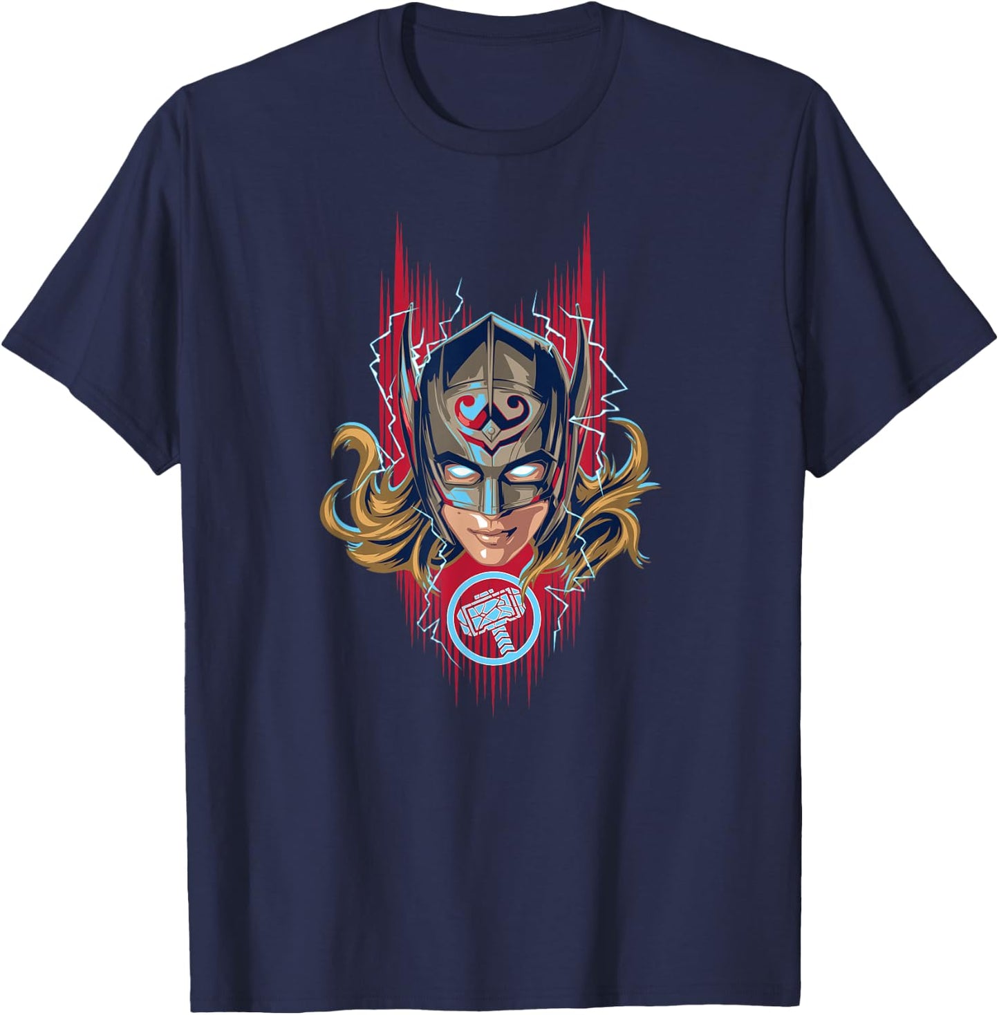 Marvel Thor: Love and Thunder Mighty Thor T-Shirt - T-Shirt | Navy