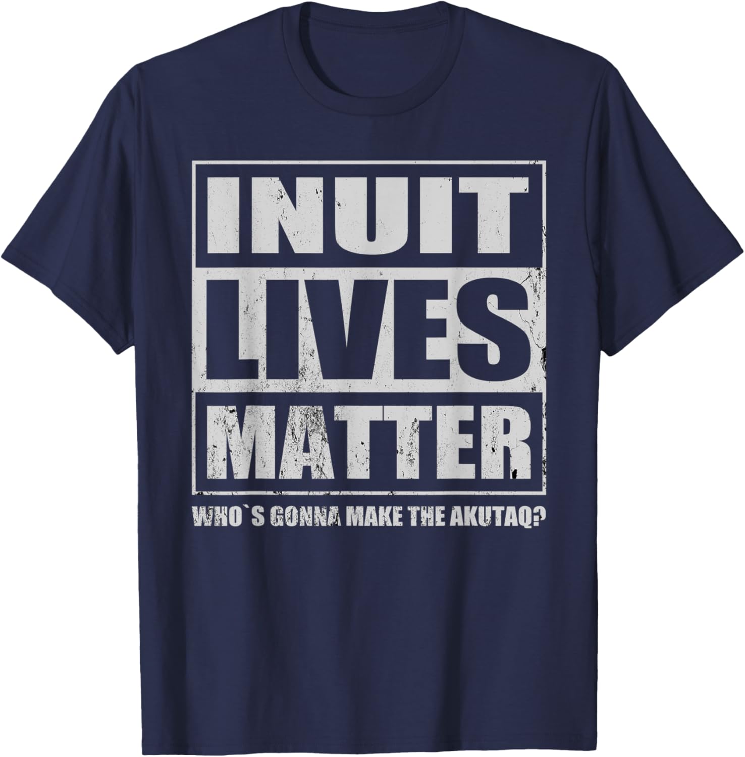 Inuit Akutaq Ice Cream Inuuk Food Specialty Cuisine Women T-Shirt - T-Shirt | Navy