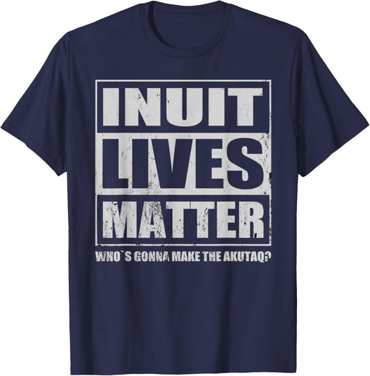 Inuit Akutaq Ice Cream Inuuk Food Specialty Cuisine Women T-Shirt - T-Shirt | Navy