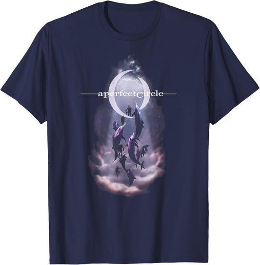 A Perfect Circle – Thanks For All The Fish T-Shirt - T-Shirt | Navy