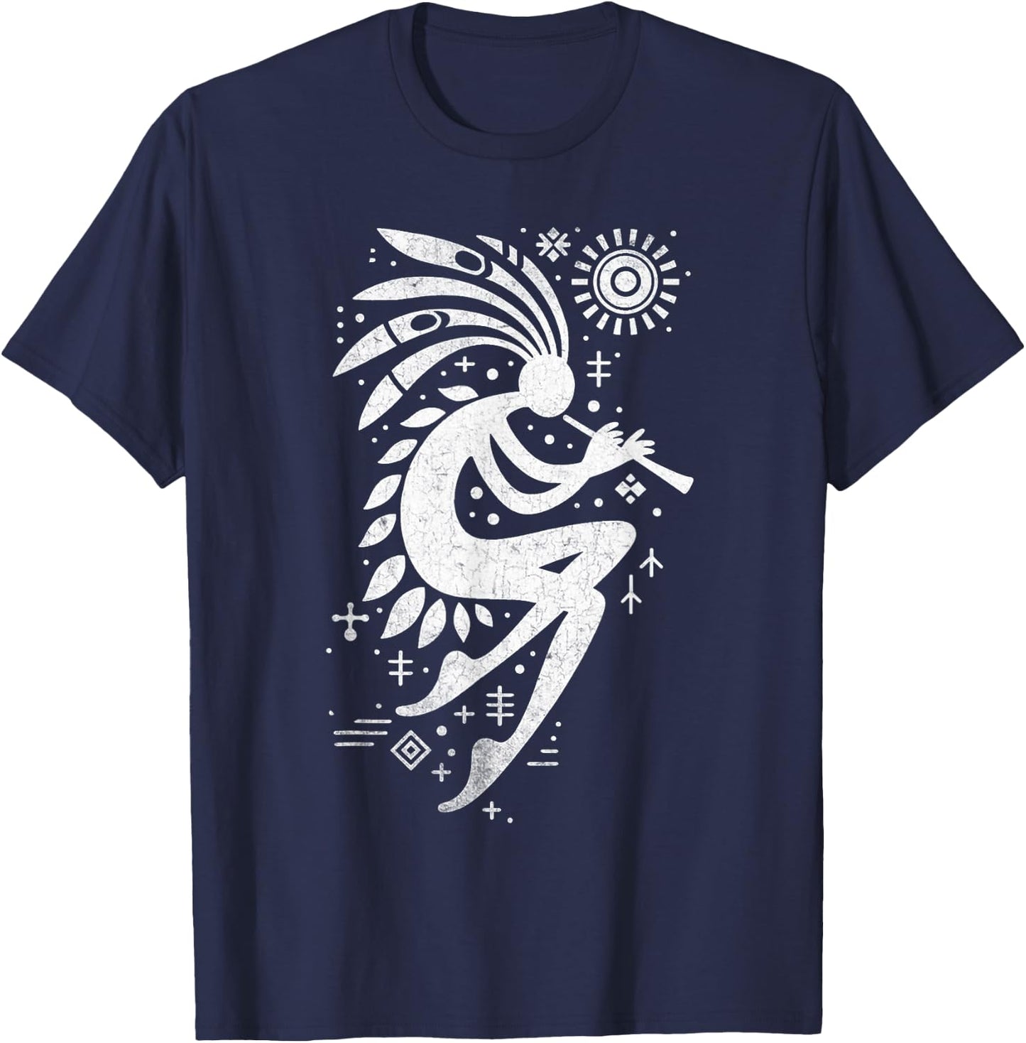 Kokopelli Native American Women Kids Kokopelli T-Shirt - T-Shirt | Navy