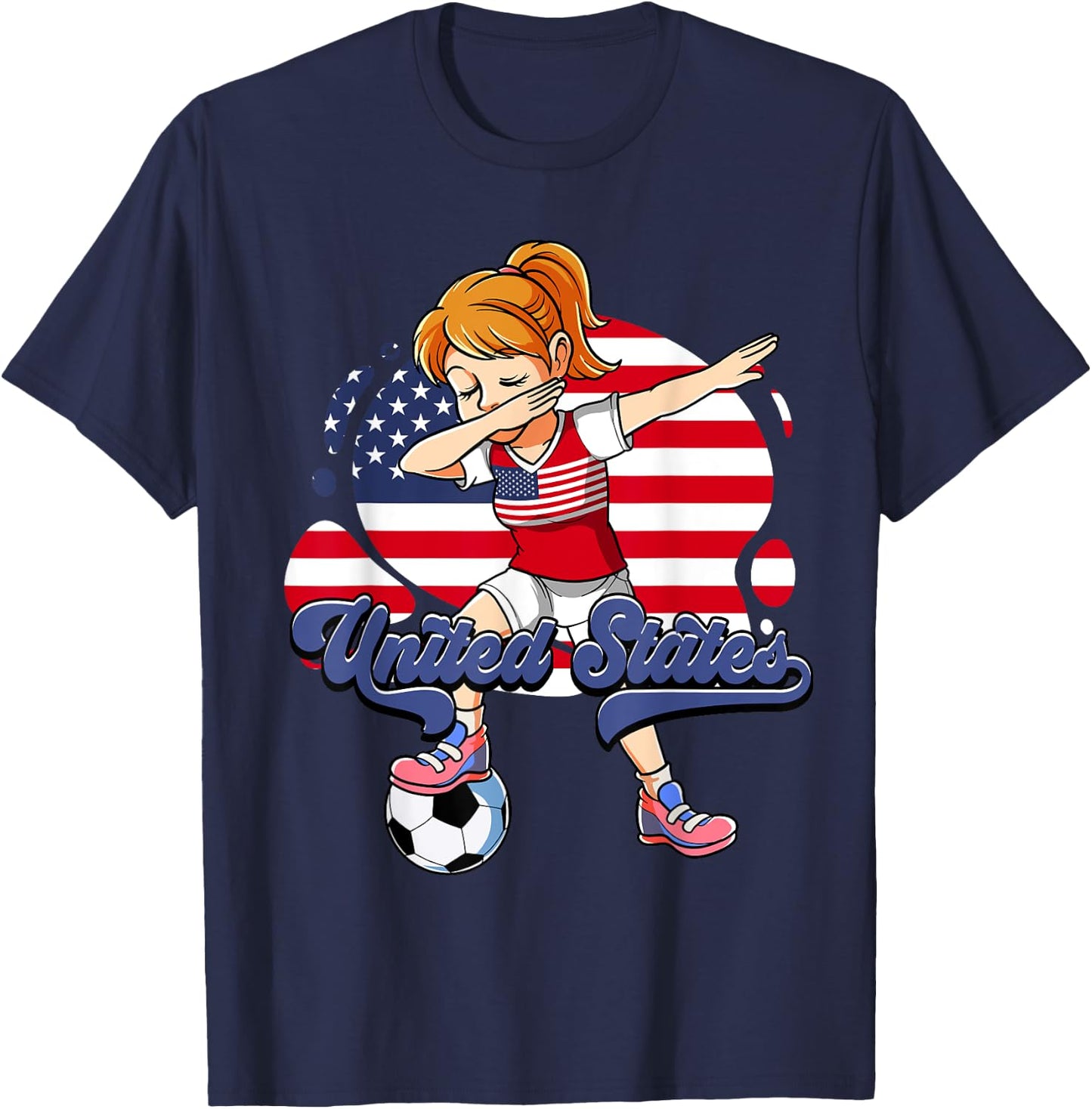Usa Soccer T-Shirt - T-Shirt | Navy