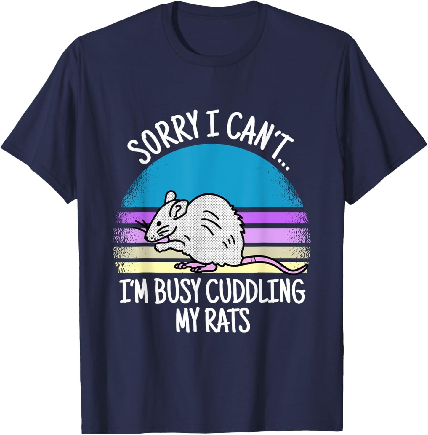 Rat mom sayings for rat lover T-Shirt - T-Shirt | Navy